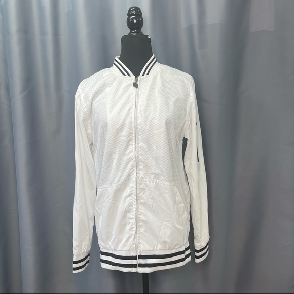 White netted bomber jacket - Picture 2 of 5